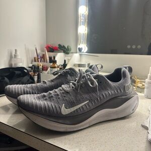 Nike Gray and White Athletic Shoes